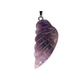 Pendentif Améthyste – Aile d'Ange | Sérénité & Éveil | Lithothérapie | Alchimie Concept France