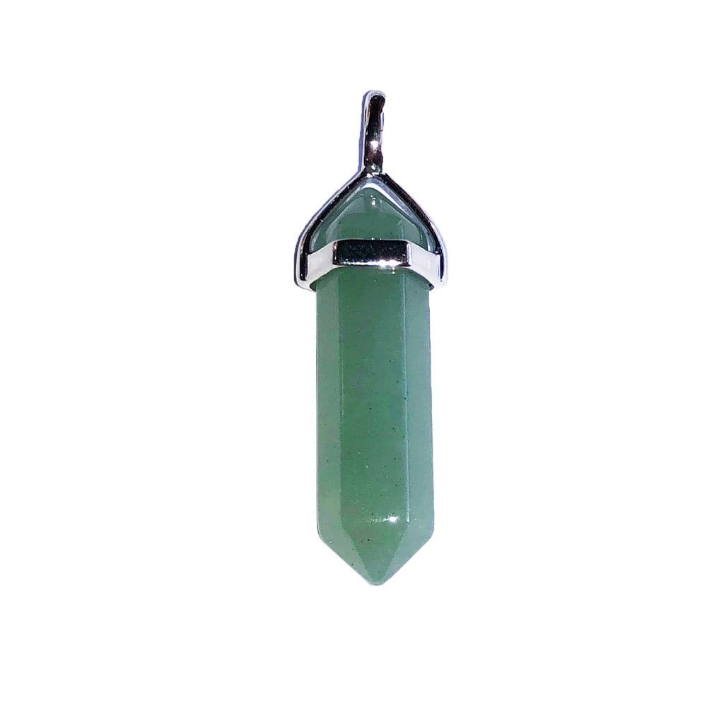 Pendentif Aventurine Pointe – Pierre de Chance & Abondance Lithothérapie