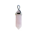 Pendentif Quartz Rose Pointe – Pierre de l'Amour & du Pardon Lithothérapie