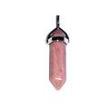 Pendentif Rhodonite Pointe – Pierre de l'Amour & Guérison Émotionnelle Lithothérapie