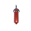 Pendentif Jaspe Rouge Pointe – Pierre de Confiance & Équilibre Émotionnel Lithothérapie