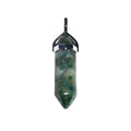 Pendentif Agate Indienne Pointe – Pierre de Chance & Créativité Lithothérapie