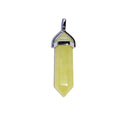 Pendentif Jade Citron Pointe – Pierre Impériale de Justice & Harmonie Lithothérapie