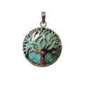 Pendentif Turquoise Stabilisée Arbre de Vie – Pierre de Communication & Protection Lithothérapie