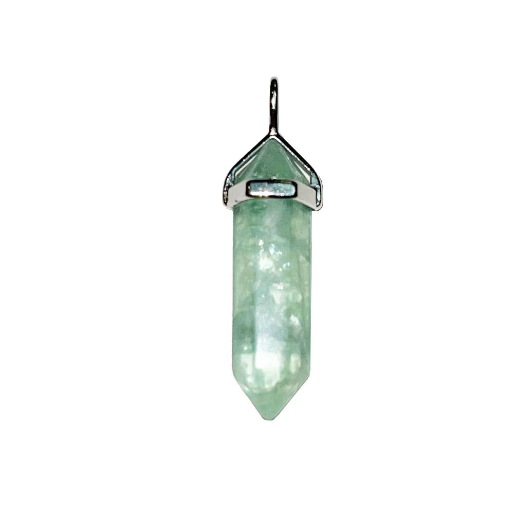 Pendentif Fluorite Verte Pointe – Pierre du Discernement & Harmonie Lithothérapie