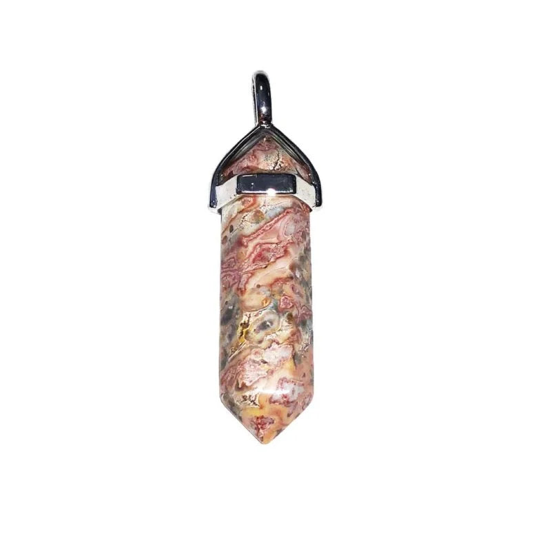 Pendentif Rhyolite - Pointe | Pierre Volcanique Rare