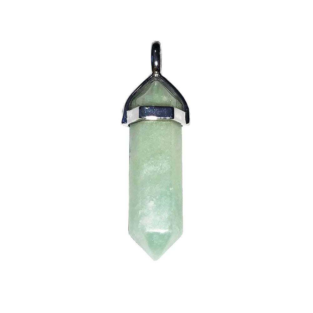 Pendentif Amazonite Pointe – Pierre de l'Amazone & Harmonie du Cœur Lithothérapie