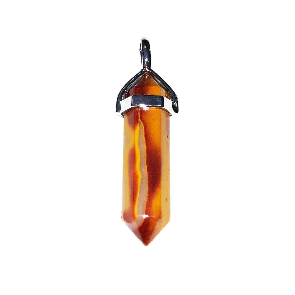 Pendentif Mookaite Pointe – Pierre des Eaux Vives & Régénération Lithothérapie