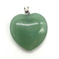✨ Pendentif Coeur Aventurine Verte 2,5 cm – Pierre Naturelle Porte-Bonheur
