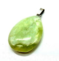 ✨ Pendentif Larme Jade Verte 3cm – Pierre Naturelle Sagesse & Prospérité