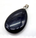 Pendentif Larme Obsidienne Noire — 4 cm | Protection Puissante & Bouclier Énergétique
