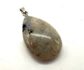 Pendentif Larme Labradorite Blanche — 3 cm | Pierre Naturelle & Énergie Lunaire