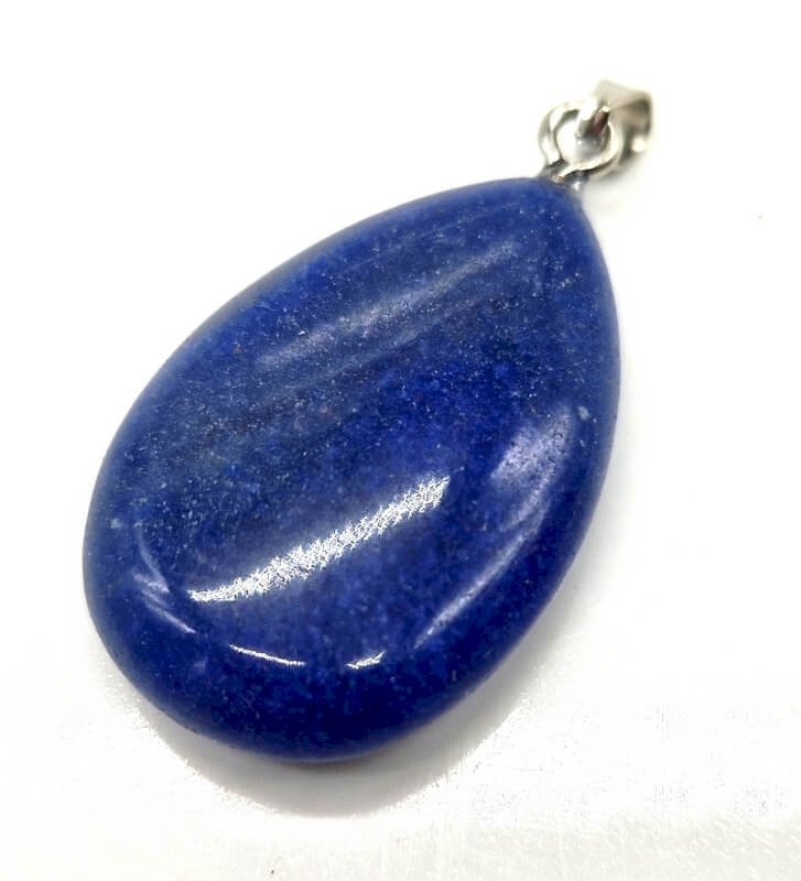 ✨ Pendentif Larme Aventurine Bleue 3cm – Pierre Naturelle Sérénité & Chance