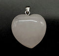 ✨ Pendentif Cœur Cristal de Roche 2,5 cm – Pierre Naturelle Pureté & Clarté