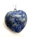 ✨ Pendentif Coeur Sodalite 2.5cm – Pierre Naturelle Intuition & Clarté Mentale