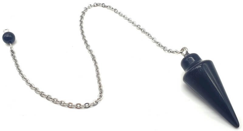✨ Pendule Goutte Obsidienne Noire 3cm – Pierre Naturelle Radiesthésie & Lithothérapie
