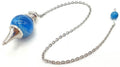 ✨ Pendule Sphère Apatite 4cm – Pierre Naturelle Certifiée | Radiesthésie & Lithothérapie