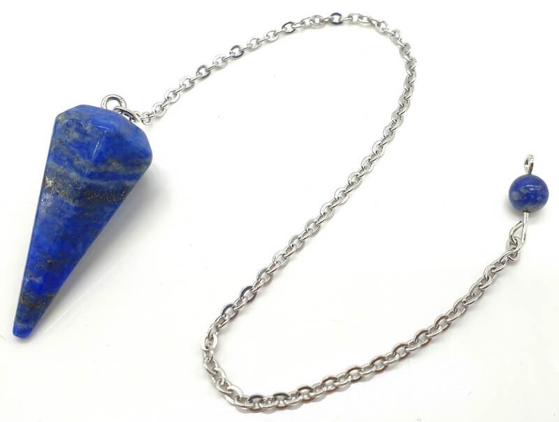 ✨ Pendule Divinatoire Conique Lapis Lazuli 3,5 cm – Radiesthésie & Sagesse Divine