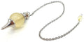 ✨ Pendule Sphère Citrine Naturelle 4cm – Pierre Certifiée | Radiesthésie & Lithothérapie