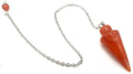 ✨ Pendule Goutte Cornaline Rubanée 3cm – Pierre Naturelle Radiesthésie & Lithothérapie
