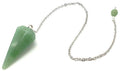 Pendule Divinatoire Conique Aventurine Verte 3,5 cm – Radiesthésie & Chance