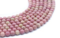 Perles Rhodonite Unie 8mm sur fil 38cm