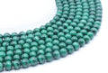 Perles 'Light' Malachite 'AA' 8mm sur fil 38cm