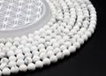 Perles Howlite 8mm sur fil 38cm