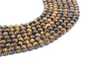 Perles Oeil de Tigre 8mm sur fil 38cm