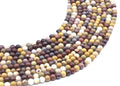 Perles Jaspe Mokaïte 4mm sur fil 38cm
