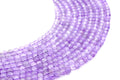 Perles Améthyste 'Purple Light' 4mm sur fil 38cm