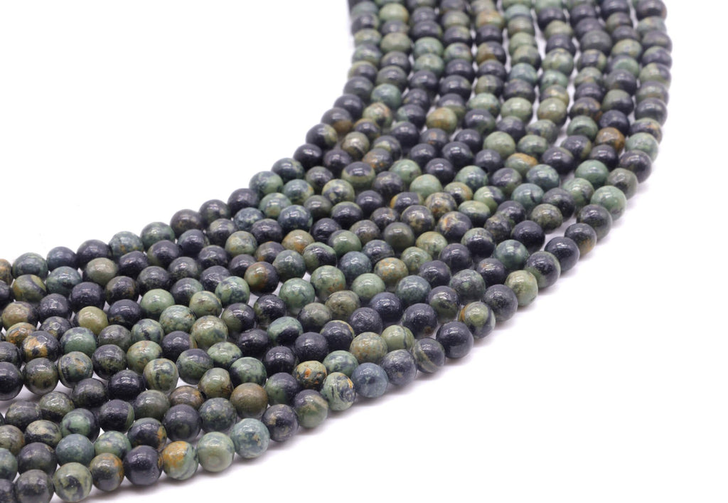 Perles Jaspe Kambaba 4mm sur fil 38cm