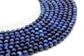 Perles Cyanite 6mm sur fil 38cm