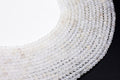 Perles facettées Cristal de Roche 4mm sur fil 38cm
