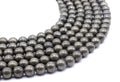 Perles Pyrite 10mm sur fil 38cm
