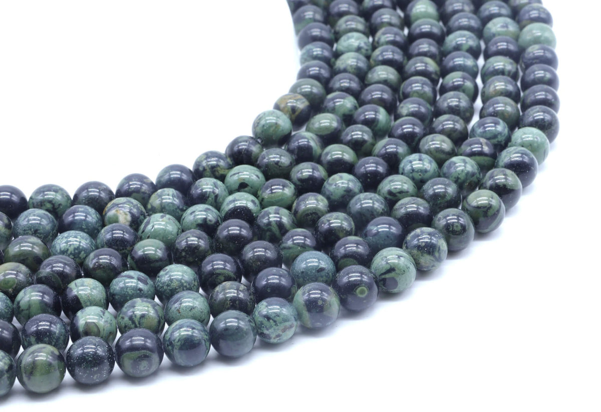 Perles Jaspe Kambaba 8mm sur fil 38cm