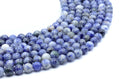 Perles Sodalite 8mm sur fil 38cm