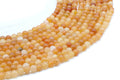Perles Aventurine Orange 4mm sur fil 38cm
