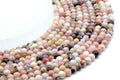 Perles Opale Rose 4mm sur fil 38cm