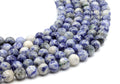 Perles Sodalite 10mm sur fil 38cm