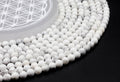 Perles Howlite 6mm sur fil 38cm