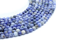 Perles Sodalite 6mm sur fil 38cm