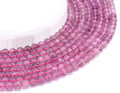 Perles Fluorite Violette 6mm sur fil 38cm