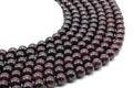 Perles Grenat 8mm sur fil 38cm