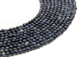 Perles Oeil de Faucon 'AA' 4mm sur fil 38cm