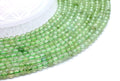 Perles Prehnite 4mm sur fil 38cm