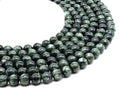 Perles Séraphinite 10mm sur fil 38cm