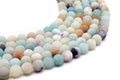 Perles Amazonite 10mm sur fil 38cm