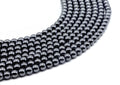 Perles Hematite 6mm sur fil 38cm