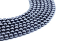 Perles Hematite 8mm sur fil 38cm